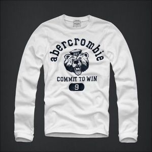 NWT Abercrombie kids a&f kids classic logo tee